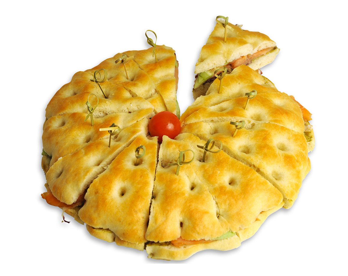 Focaccia al Salmone